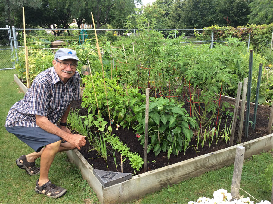 Ren Lapelletire au jardin de La Citire 2017